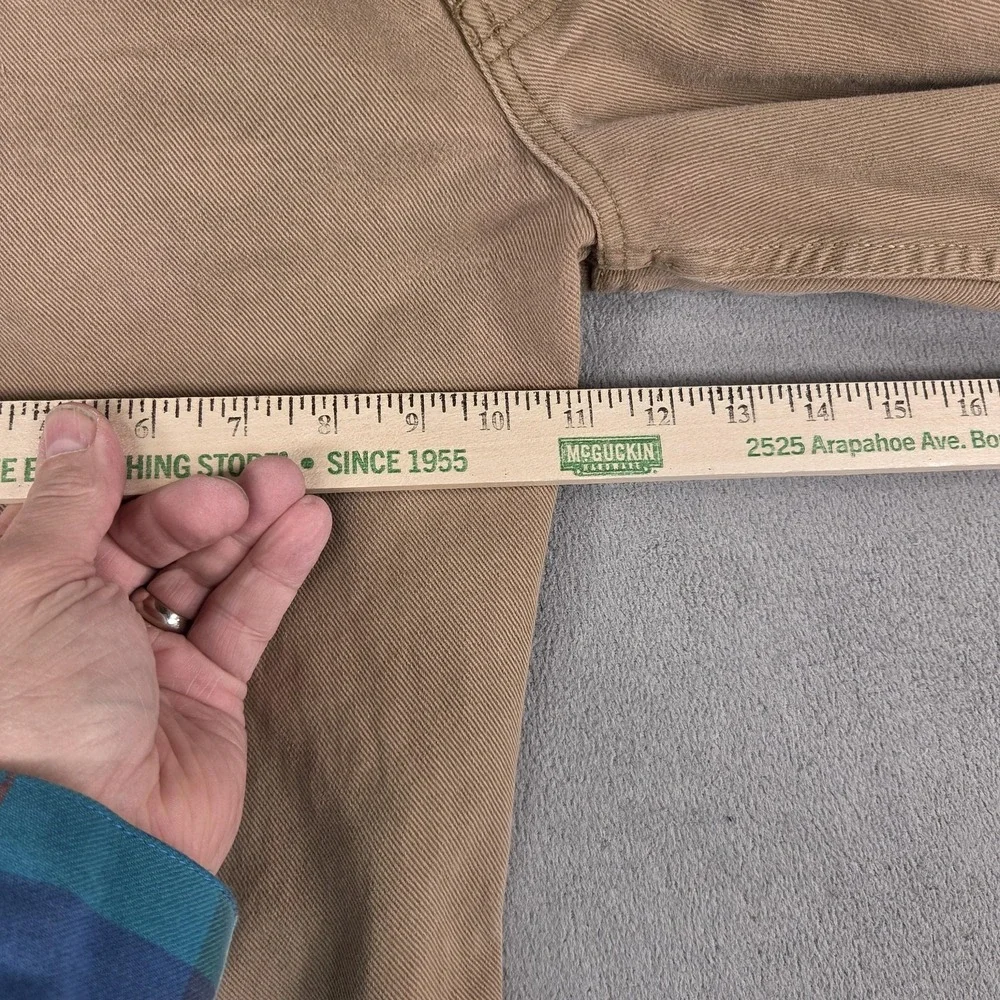 Vintage Levis 501‎ Jeans Mens 34x36 (Fits 29x27) Tan Made in USA Y2K Stains